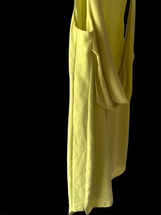 BCBGMaxAzria Neon Lime Sleeveless Shift Dress - Picture 6 of 7